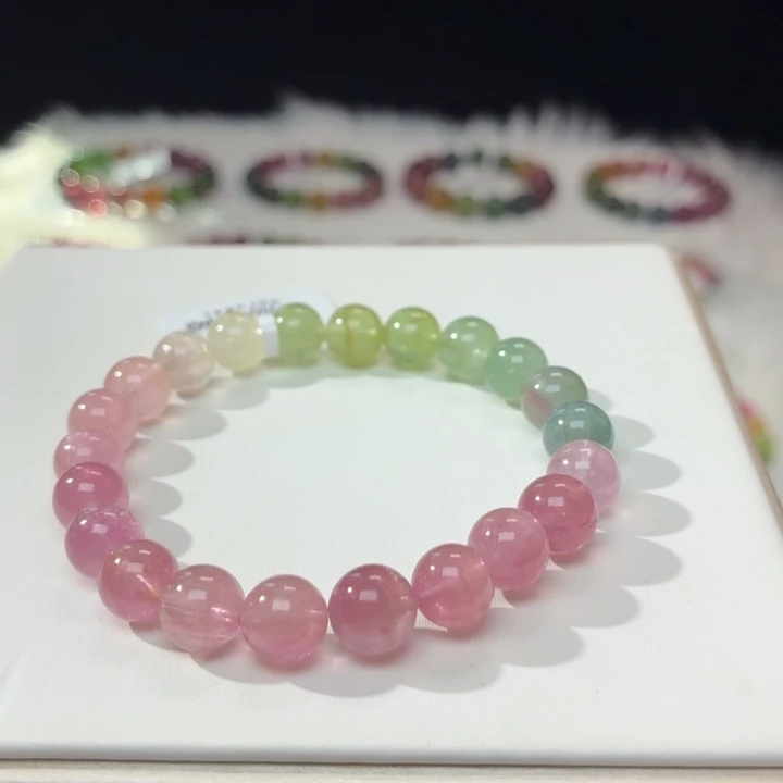 手链碧玺未镶嵌8.2mm±