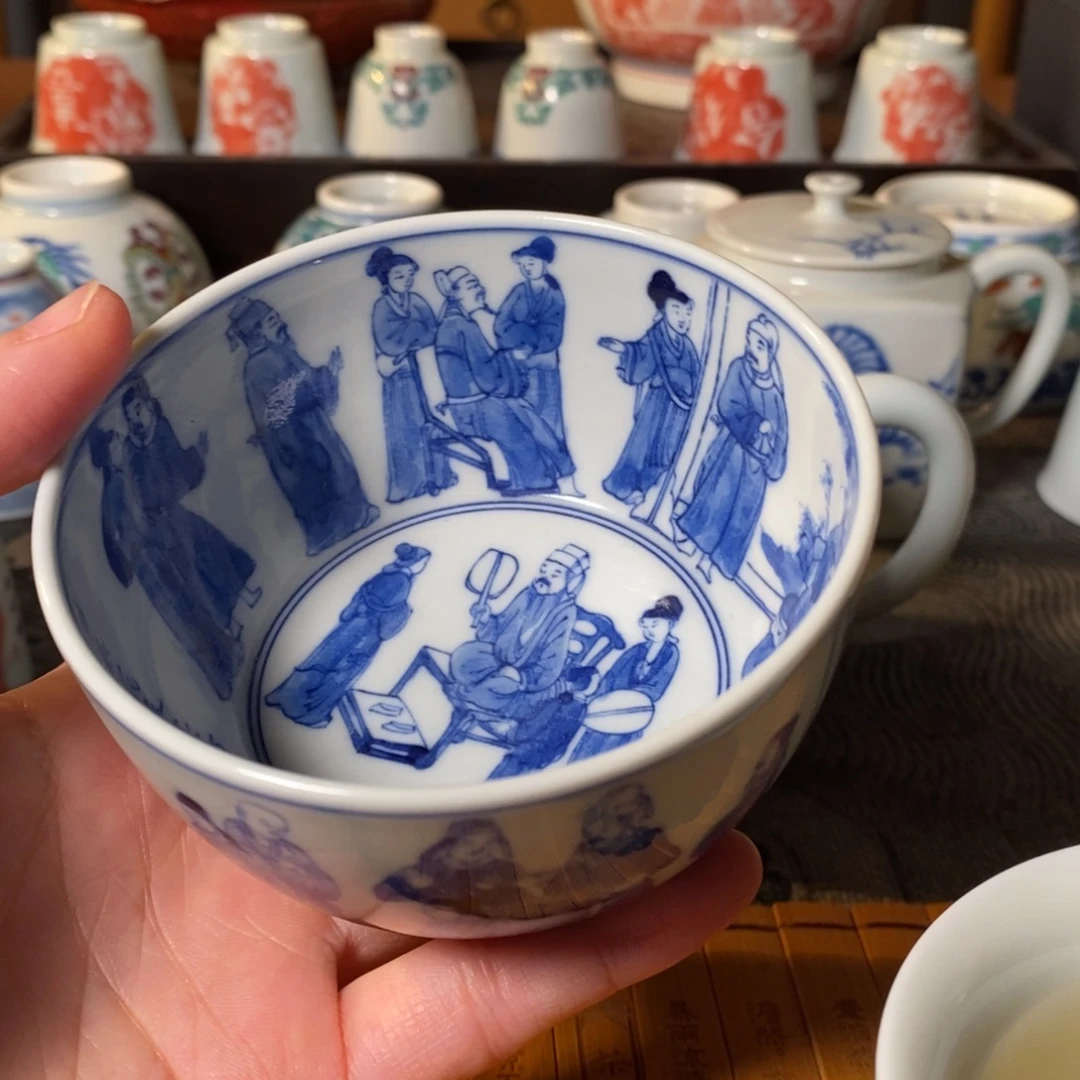 葫***社敬文堂柴窑韩熙载夜宴图