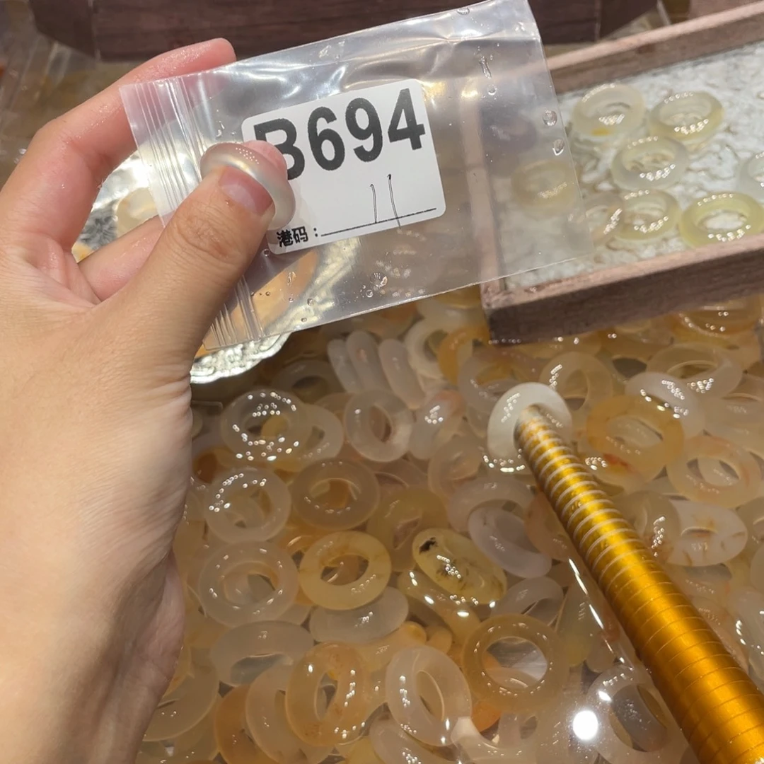玛瑙/玉髓未镶嵌戒指694