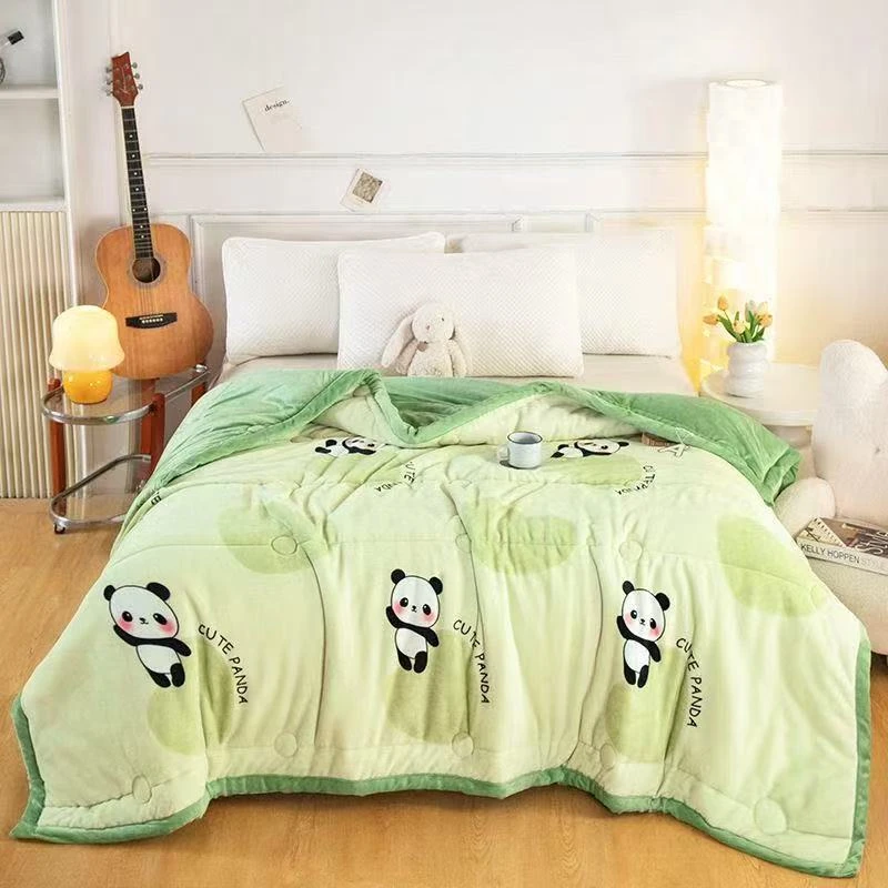 免费试睡十五天！牛奶绒被子双面绒被子单人双人被子保暖