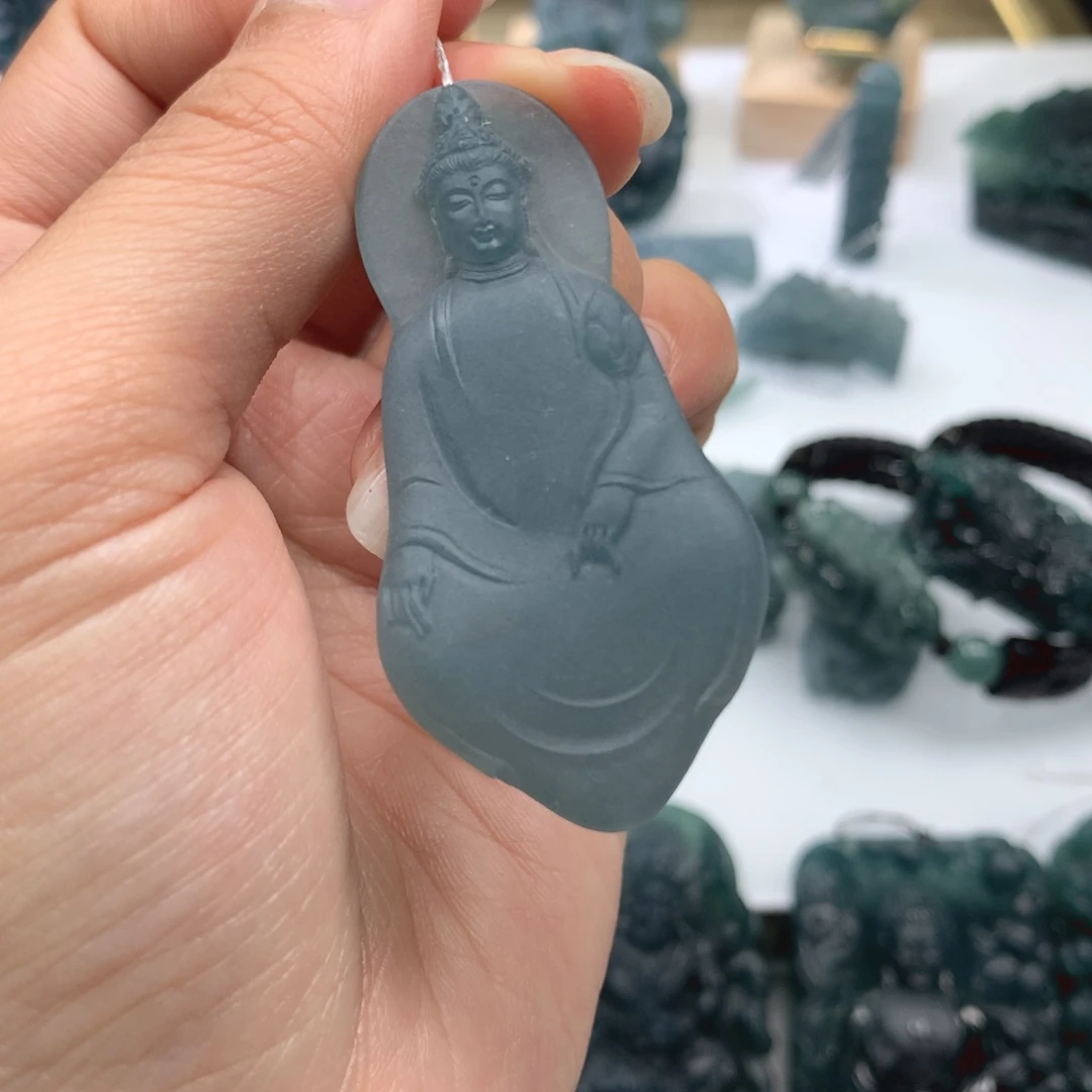 定制翡翠未镶嵌毛货不退不换