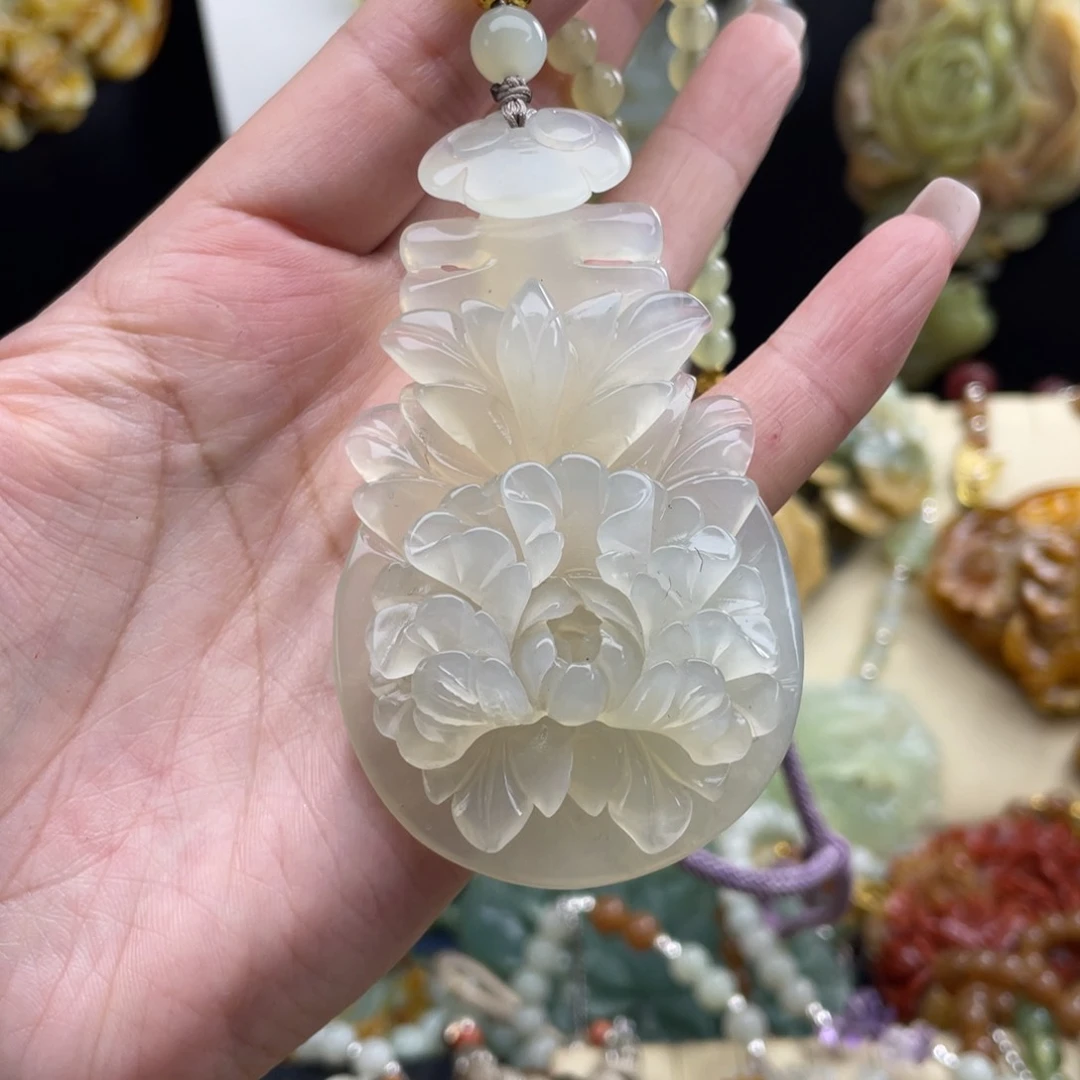 未镶嵌蛇纹石玉手链