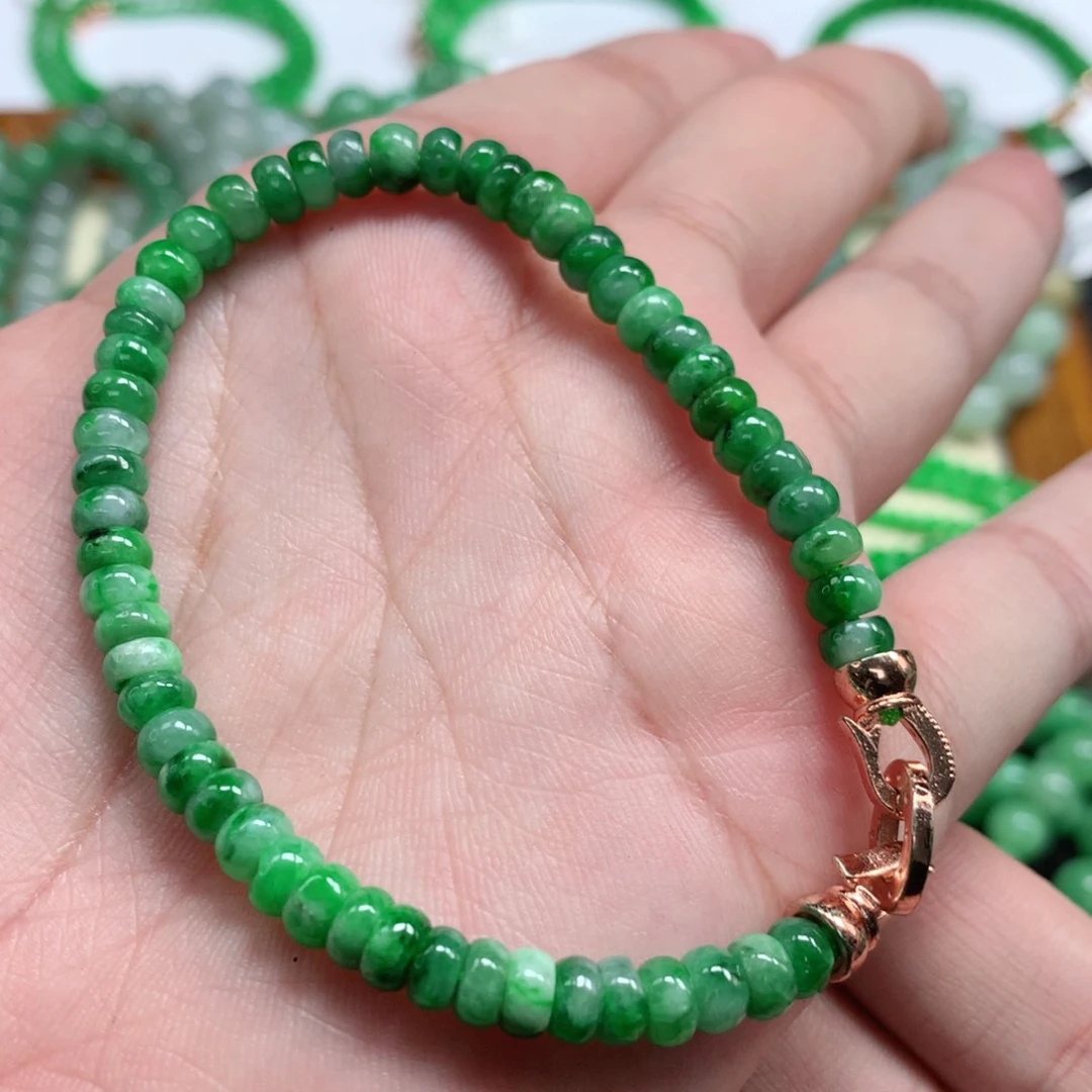 未镶嵌手链翡翠翡翠