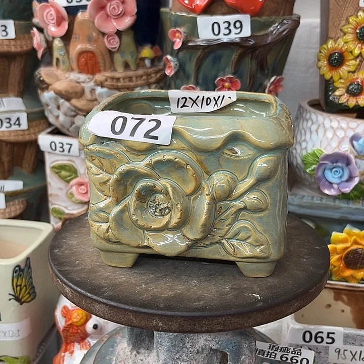 花盆紫砂粗陶材质多肉花盆