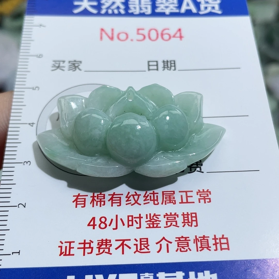 翡翠未镶嵌挂件5064