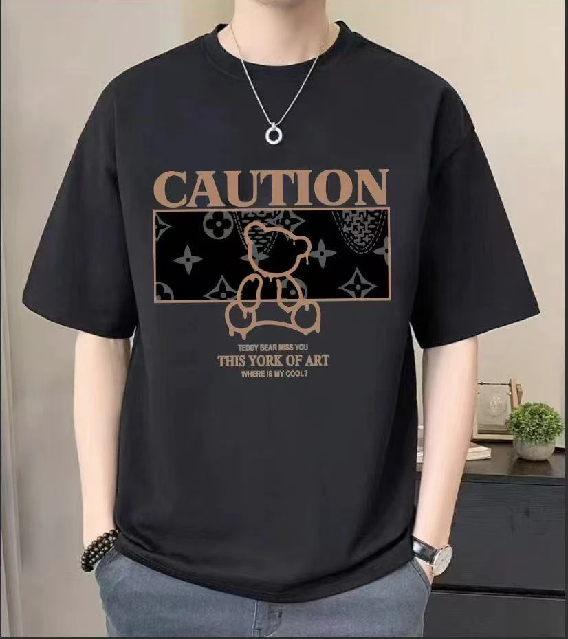 25年新款潮牌男女t恤,半袖,情侣款男士纯棉休闲纯棉男士