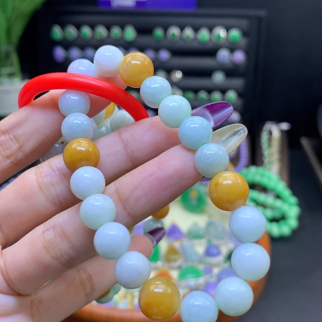 翡翠未镶嵌颈饰天然