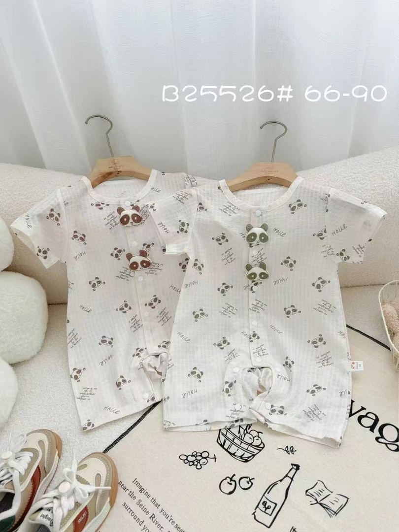 【下单备注+编码】婴童爬包屁空调休闲短袖女休闲风哈衣婴儿服