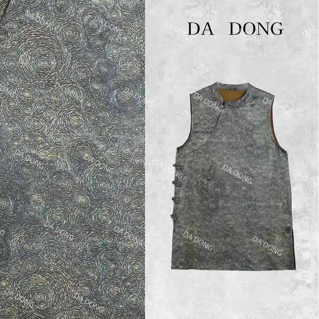 四合如意--中式国风气质时尚洋气碎花夏季复古休闲显瘦轻奢奥黛裙