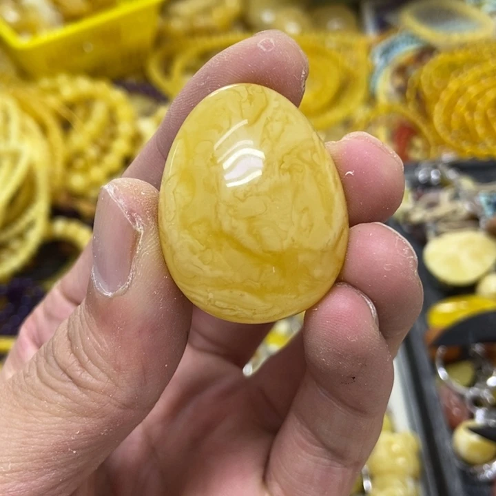 裸石蜜蜡未镶嵌吊坠