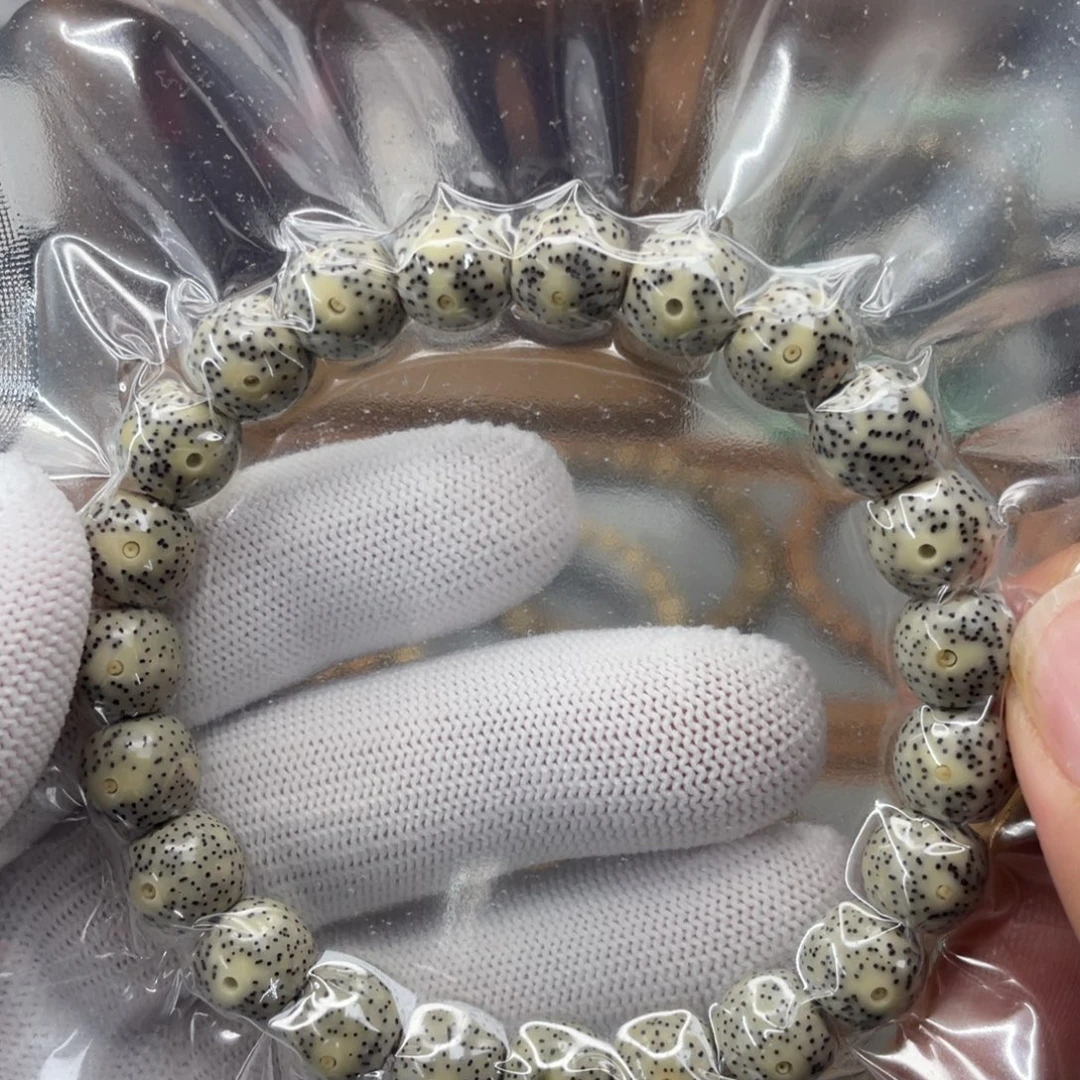 星月菩提手串10*9鼓珠石玉料福利