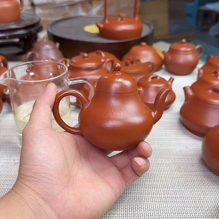 小***潮紫砂壶全手工制作思婷