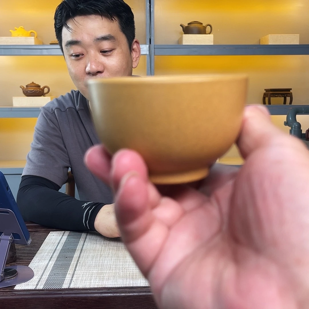 茶壶紫砂黄金段小碗杯