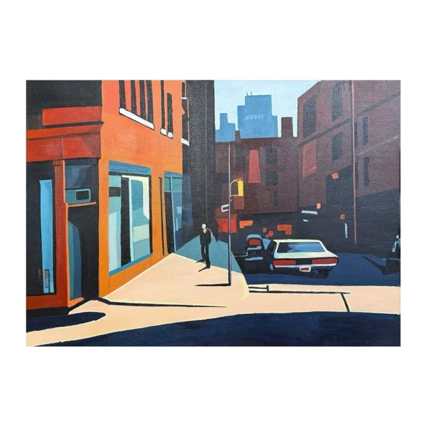 【街头】70*100原创美式中古风挂画