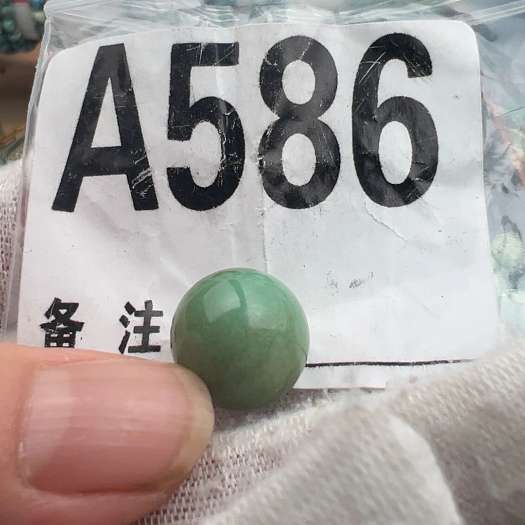 未镶嵌绿松石卡13.2圆珠