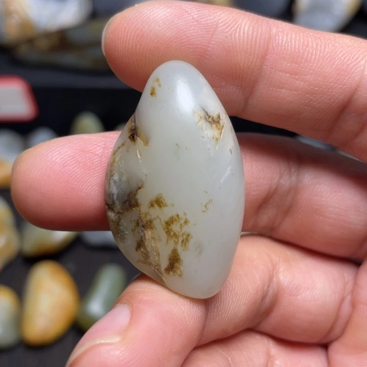 和田玉未镶嵌挂件18