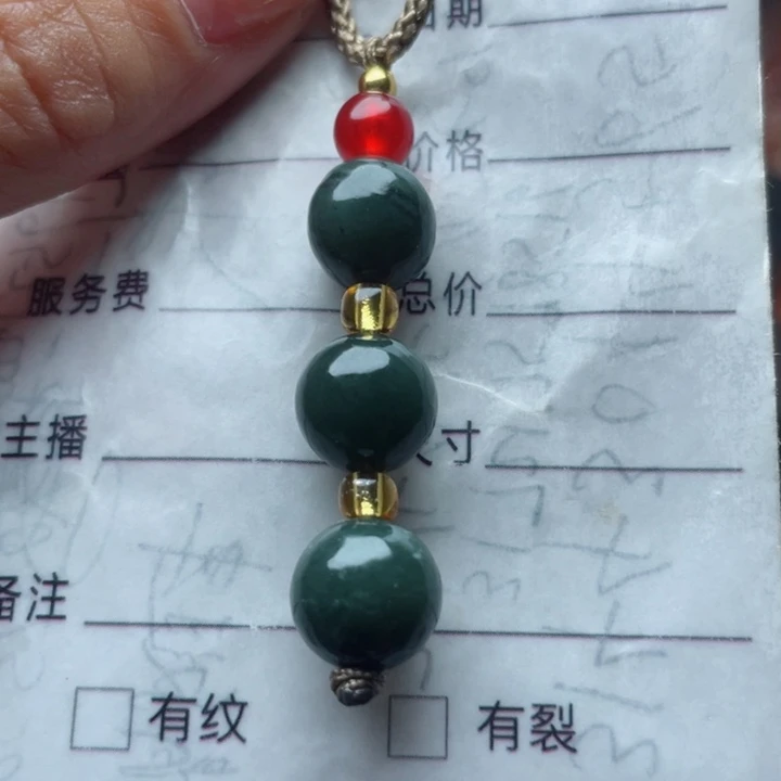 和田玉未镶嵌颈饰有**贤