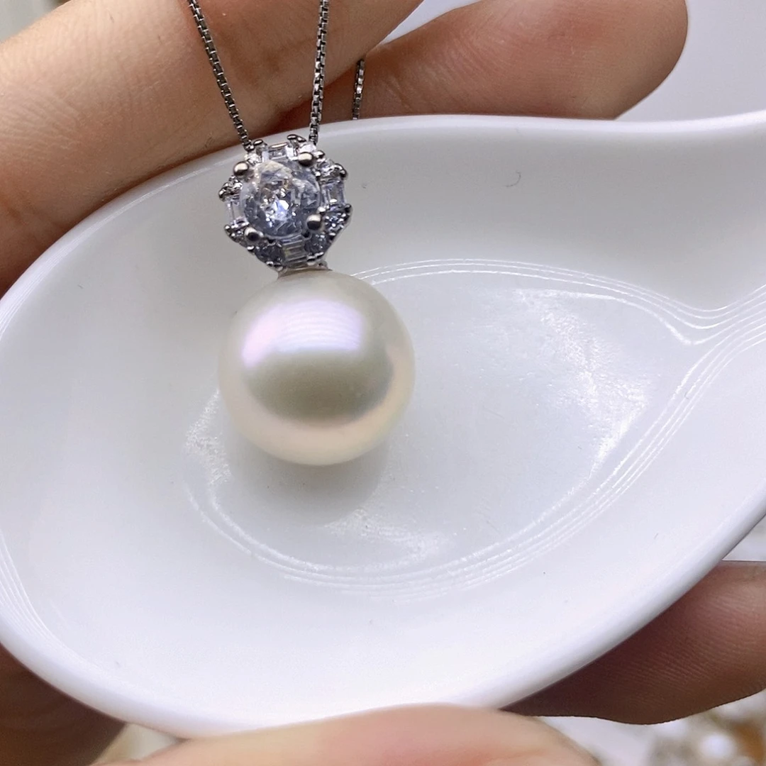 淡水珍珠未镶嵌吊坠(赠链)