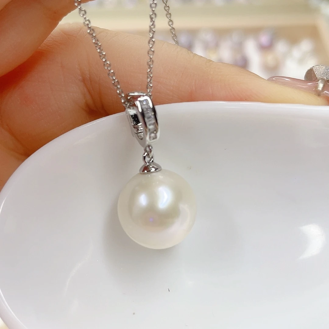 淡水珍珠未镶嵌吊坠(赠链)