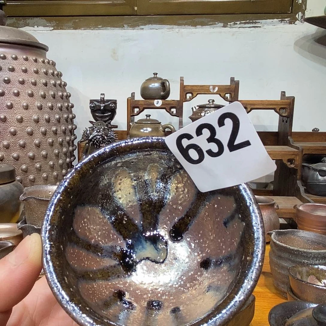 高温柴烧陶泥主人杯