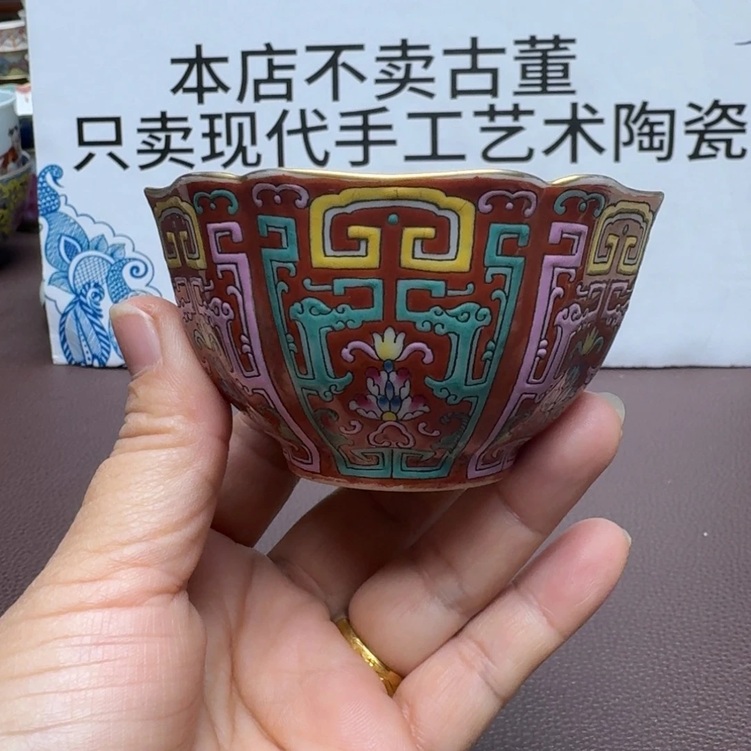 景德镇手工手绘展示