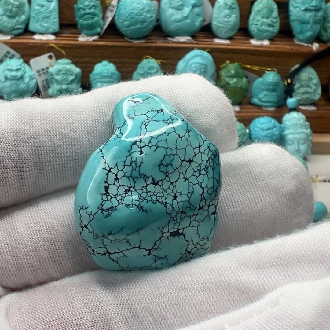 未镶嵌绿松石随形 25.8mm