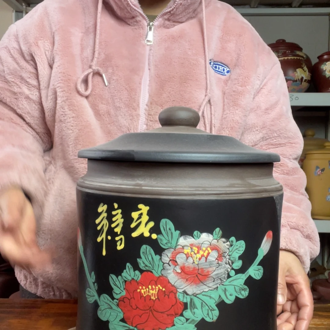 紫砂茶叶罐今天下午