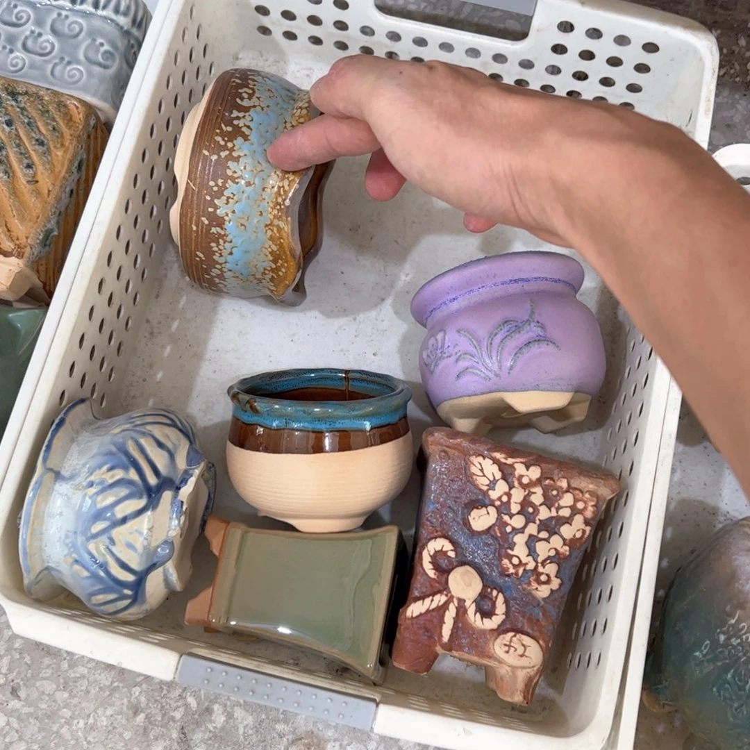 陶瓷多肉小花盆@@瑕疵