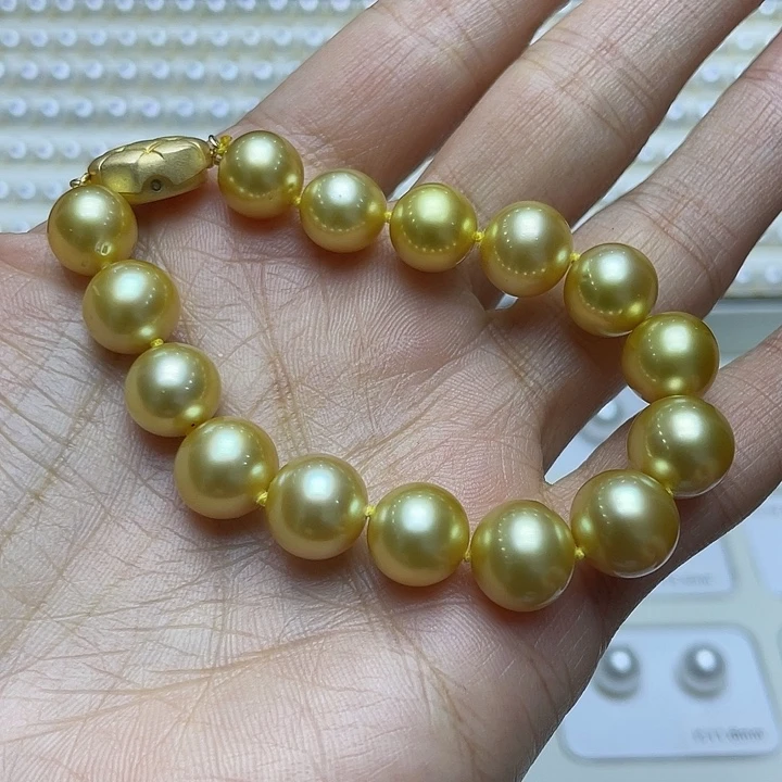 蛋***蛋海水珍珠未镶嵌手链