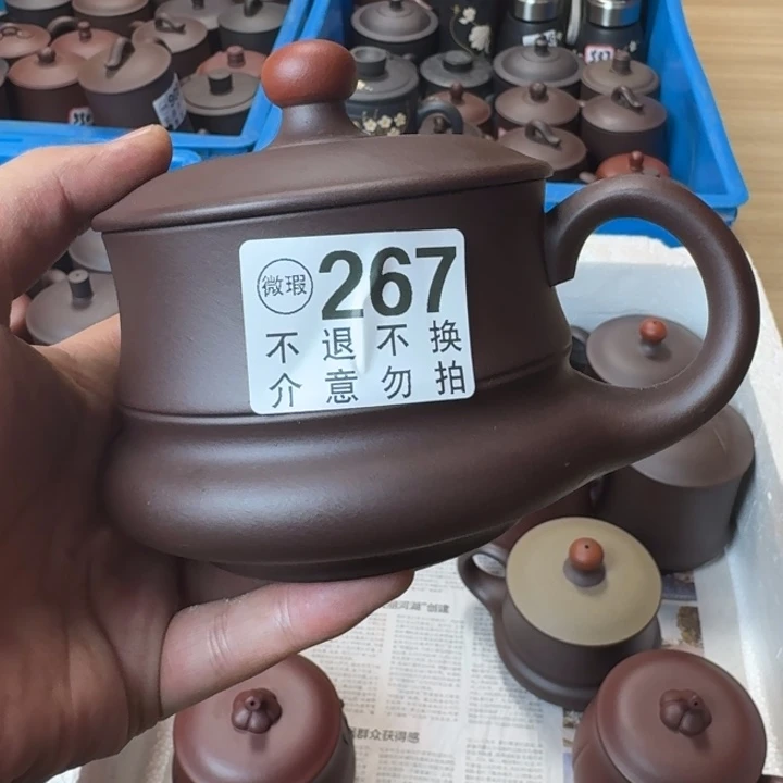 紫砂茶壶宜兴紫砂微瑕267