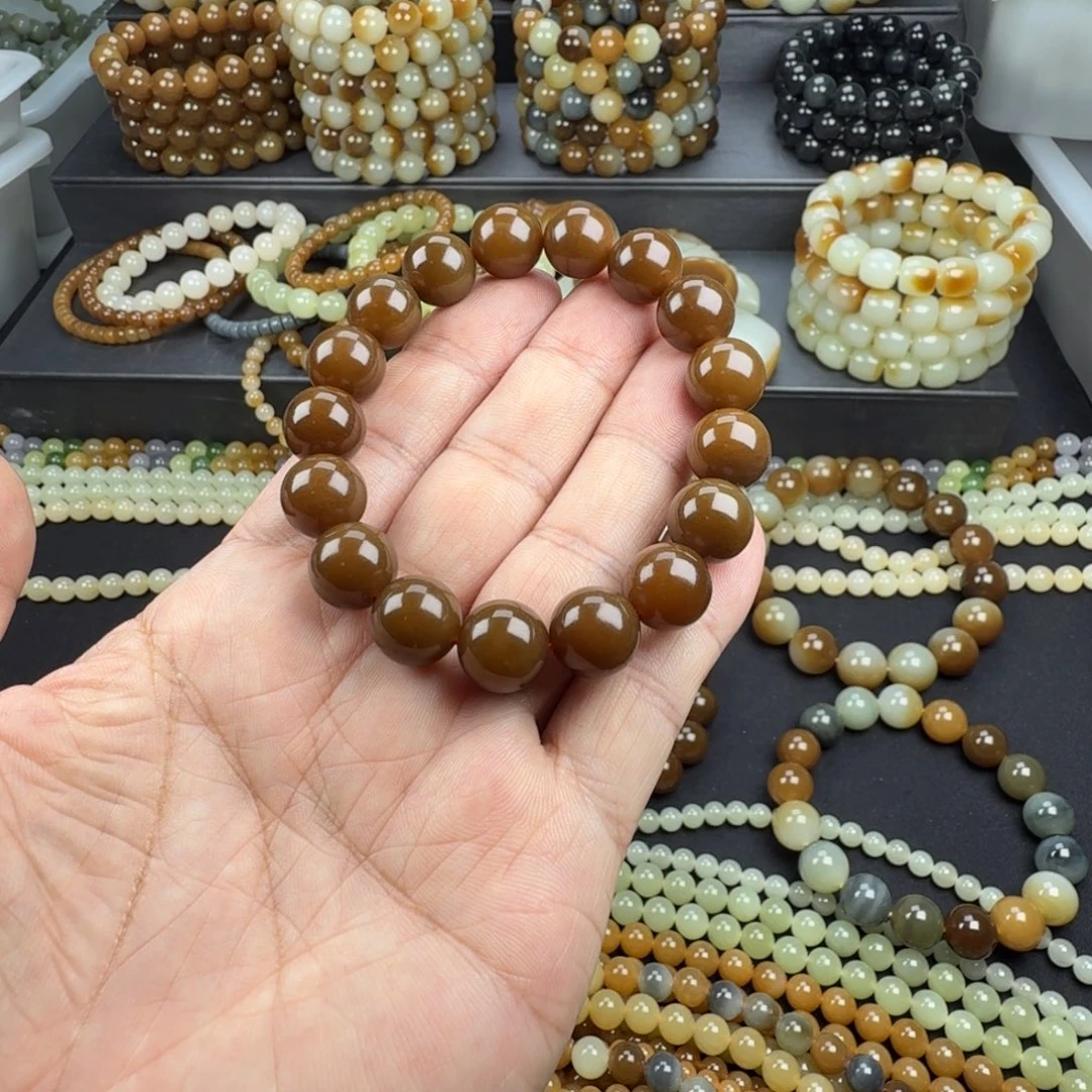 天****和田玉未镶嵌手链