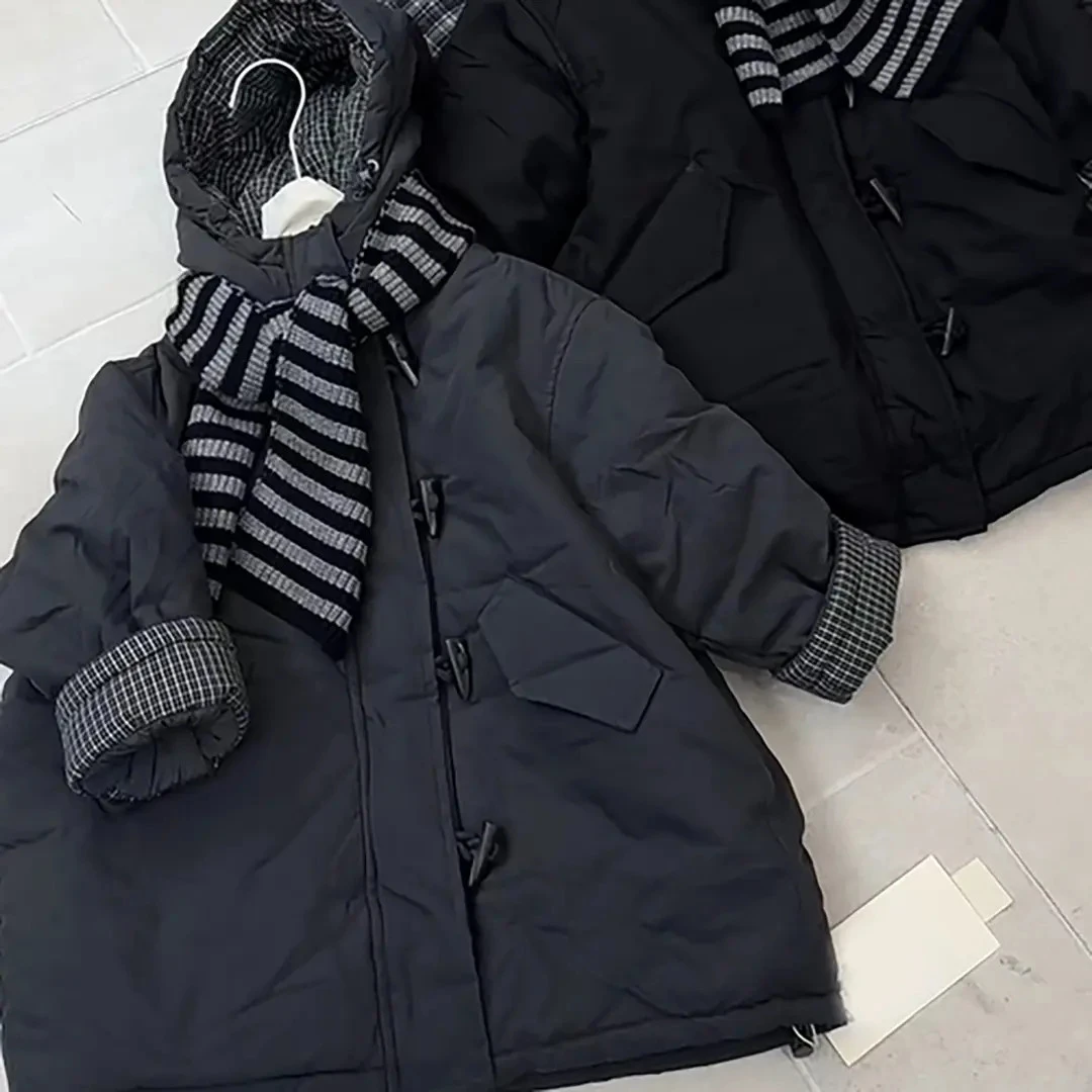 2025韩国童装洋气冬款加厚儿童棉服宝宝男童冬季韩版痞帅时髦儿