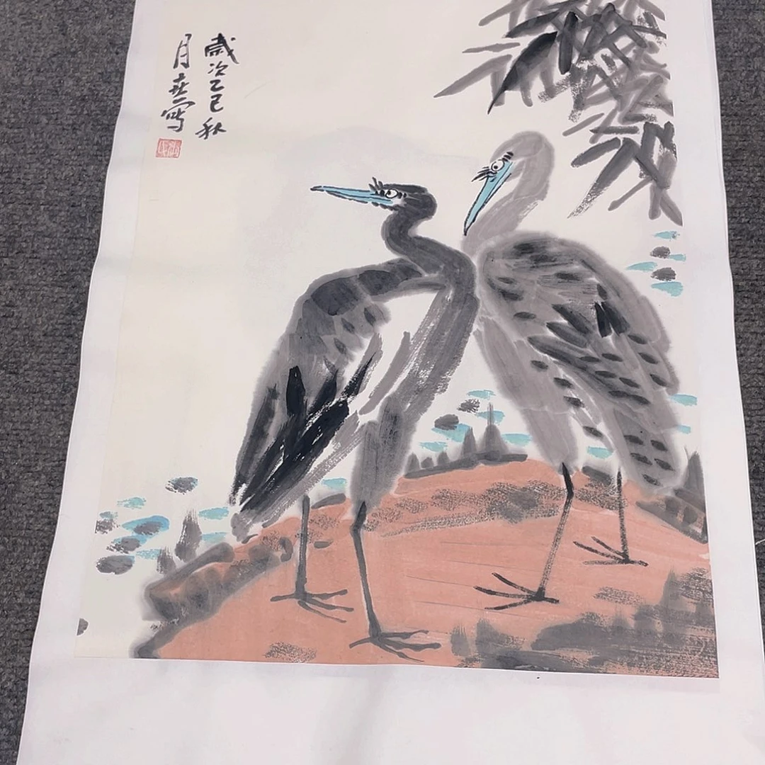 国画1.4平尺纯手绘国画作品