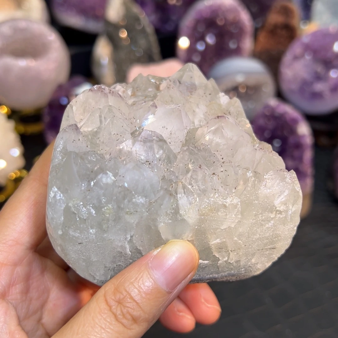 水晶银S925镶嵌珠宝半成品14