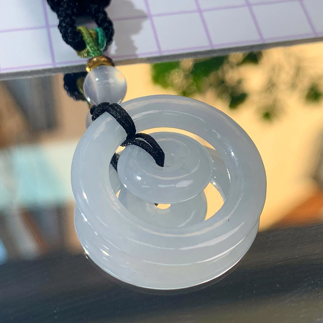 【珠宝一姐】翡翠子母扣 2502090005（一件/多样性发货）