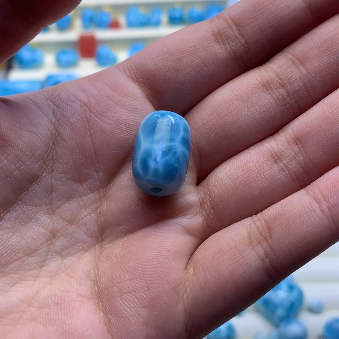 针钠钙石（海纹石）珠宝半成品未镶嵌W****u
