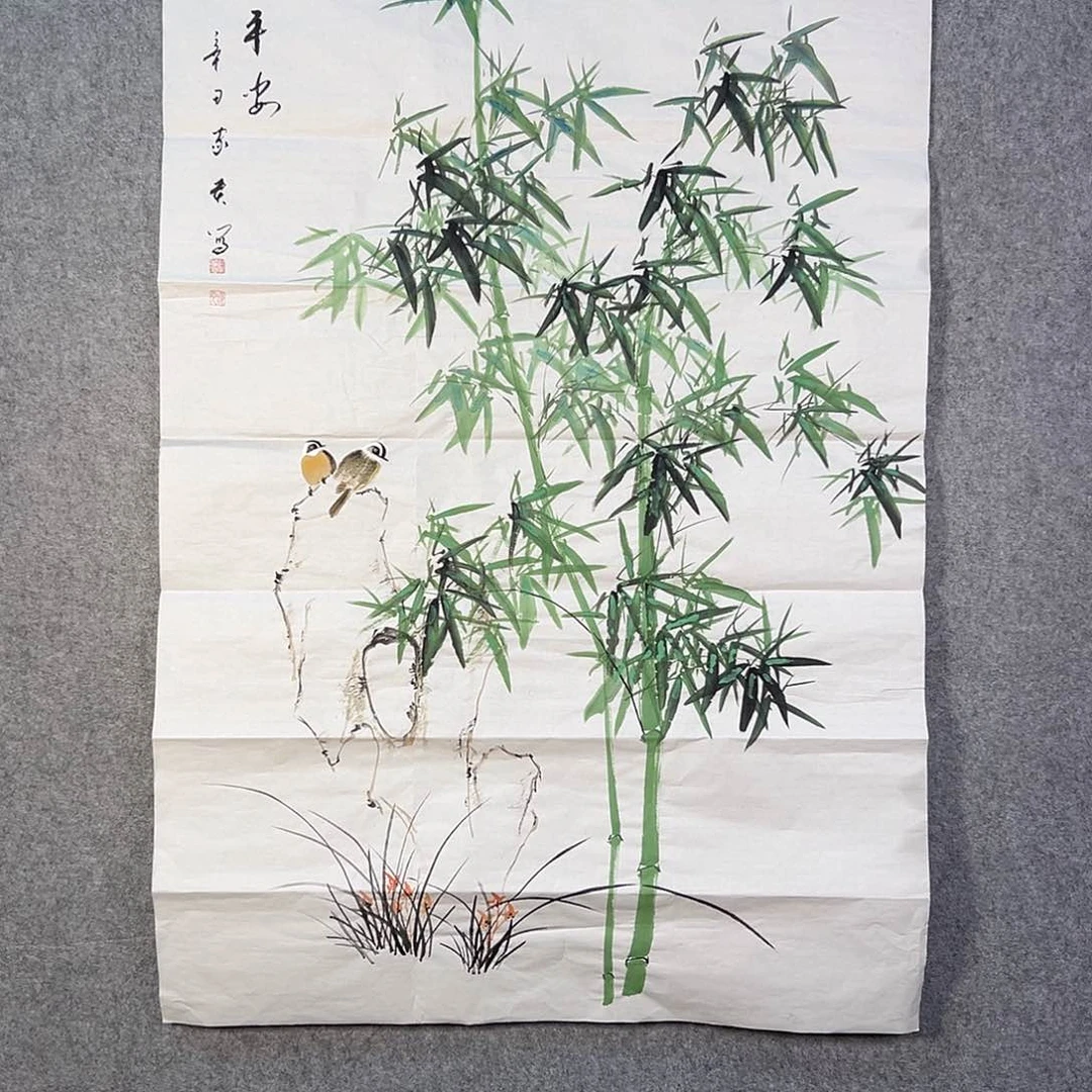 国画841 花鸟在此鸣叫的日子
