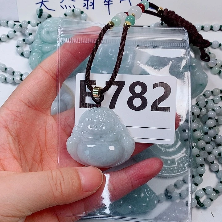 翡翠未镶嵌颈饰天然