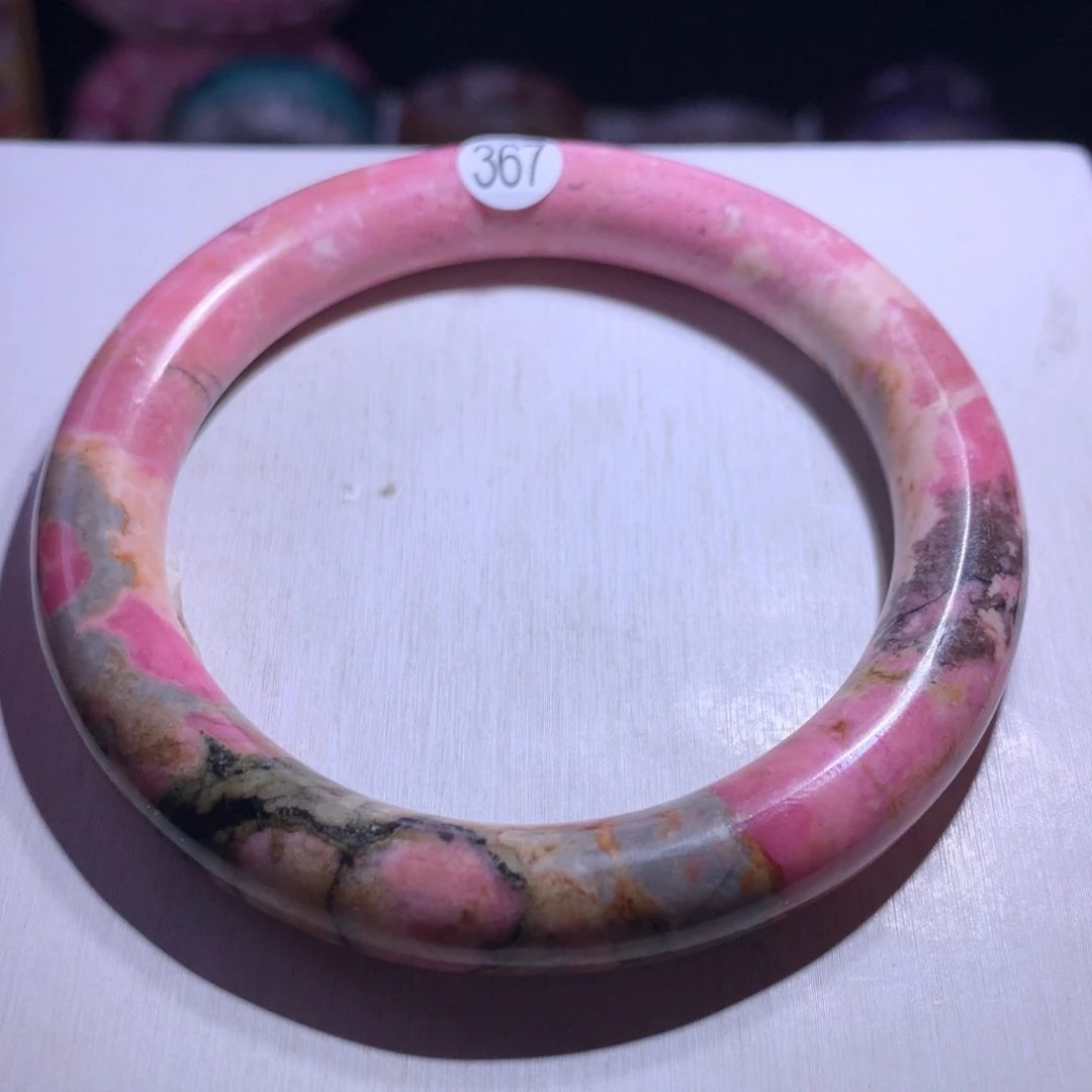 手镯水晶银S925镶嵌蔷薇62.1圈367