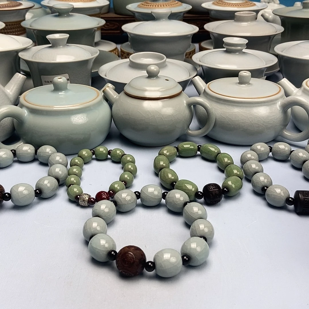 杯汝瓷手串原矿原釉原产地