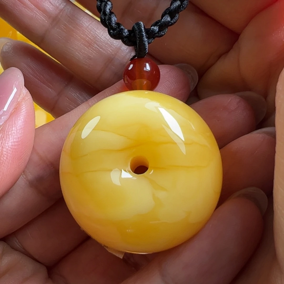 未镶嵌毛衣链蜜蜡无烤色无优化无补胶无煮蜜无辐照