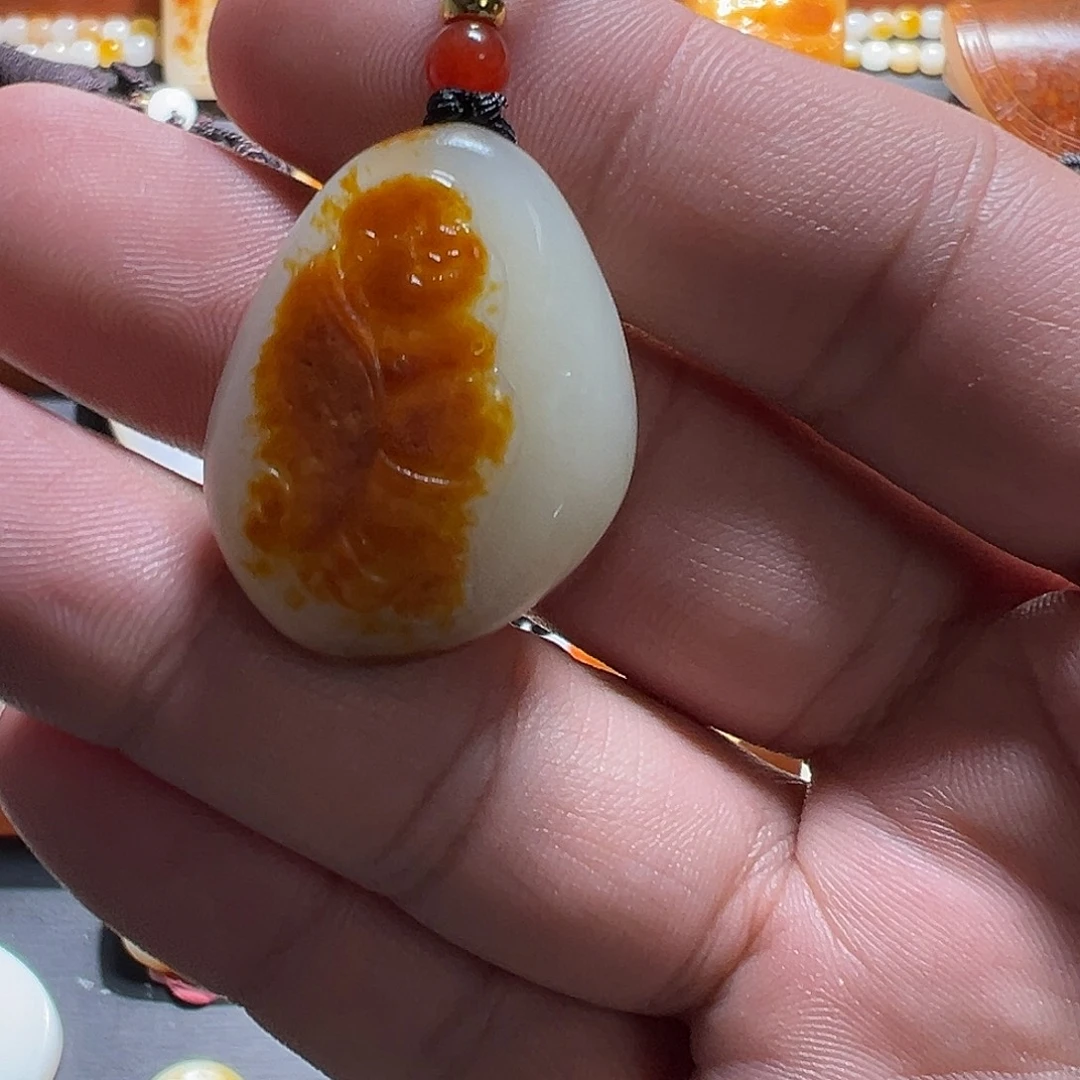 道***禅颈饰未镶嵌和田玉