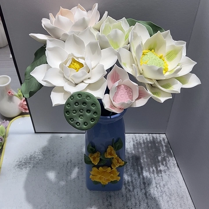 *****陶瓷纯手工捏花设计