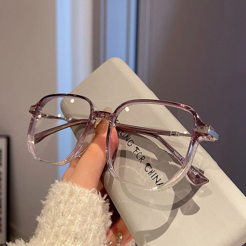 星空闪粉眼镜女近视可配有度数方圆脸素颜神器眼睛框镜架时尚减龄