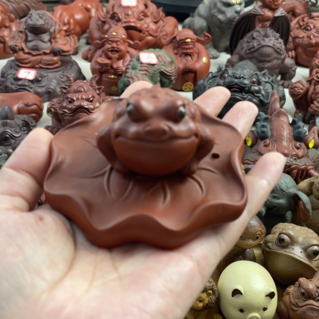 【闪购商品】紫砂茶宠紫砂金蟾