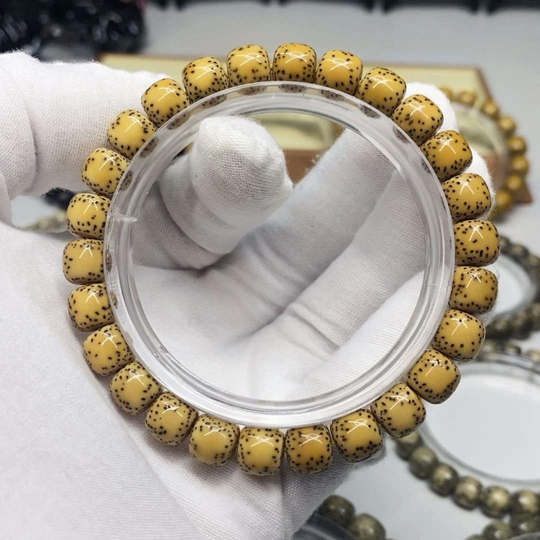 【闪购商品】星月菩提手串9×8一物一图原生态同枝顺白双留白福利