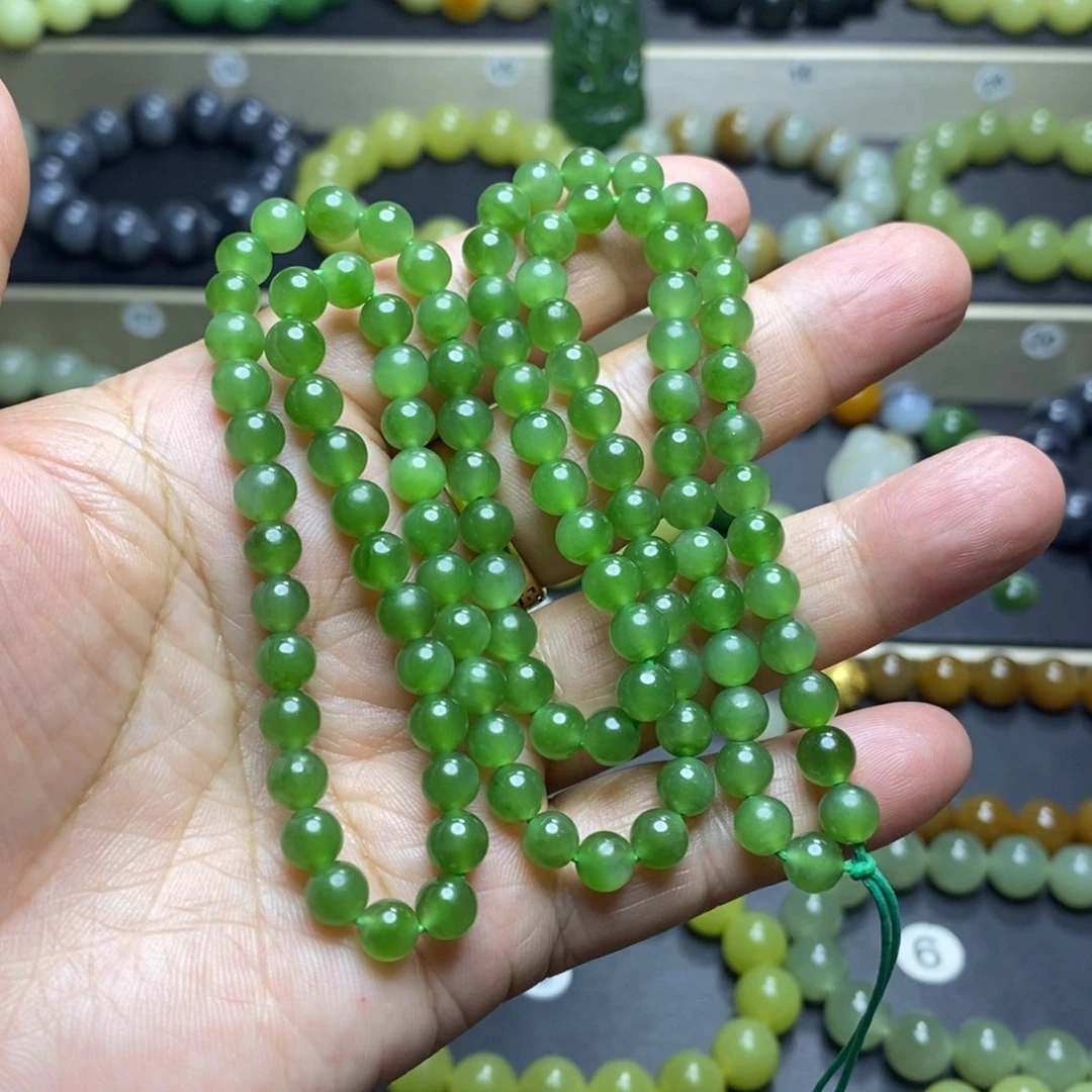 和田玉未镶嵌手串