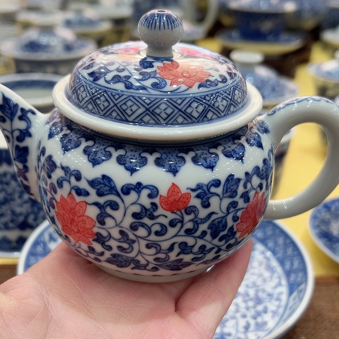 ?**㔫正宗紫晶柴窑釉里红壶