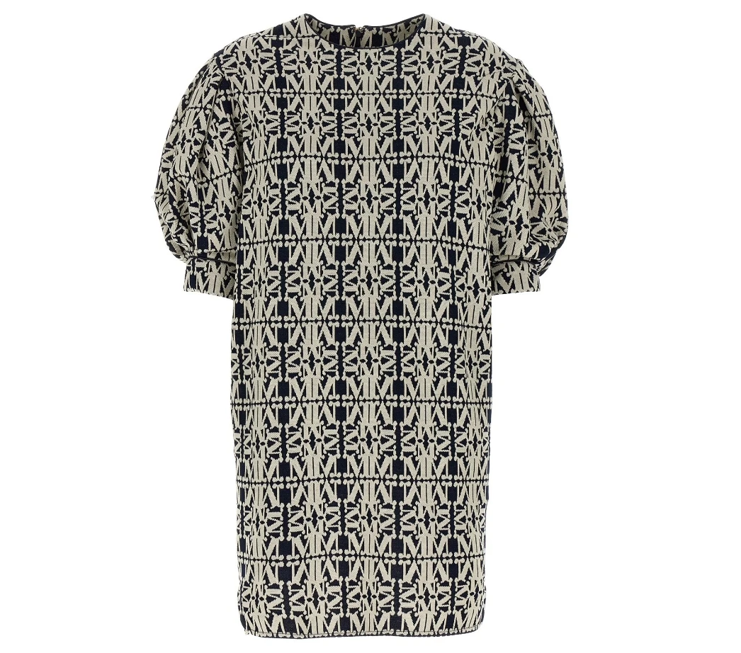 未使用 MaxMara 全新2025年新款纯棉时尚满logo中袖半裙 Gustavo