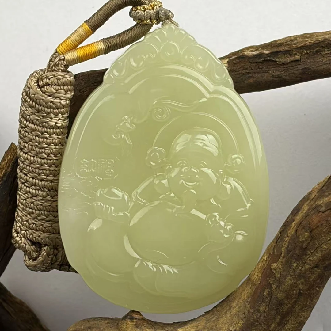 财神赵公明玉佩V038